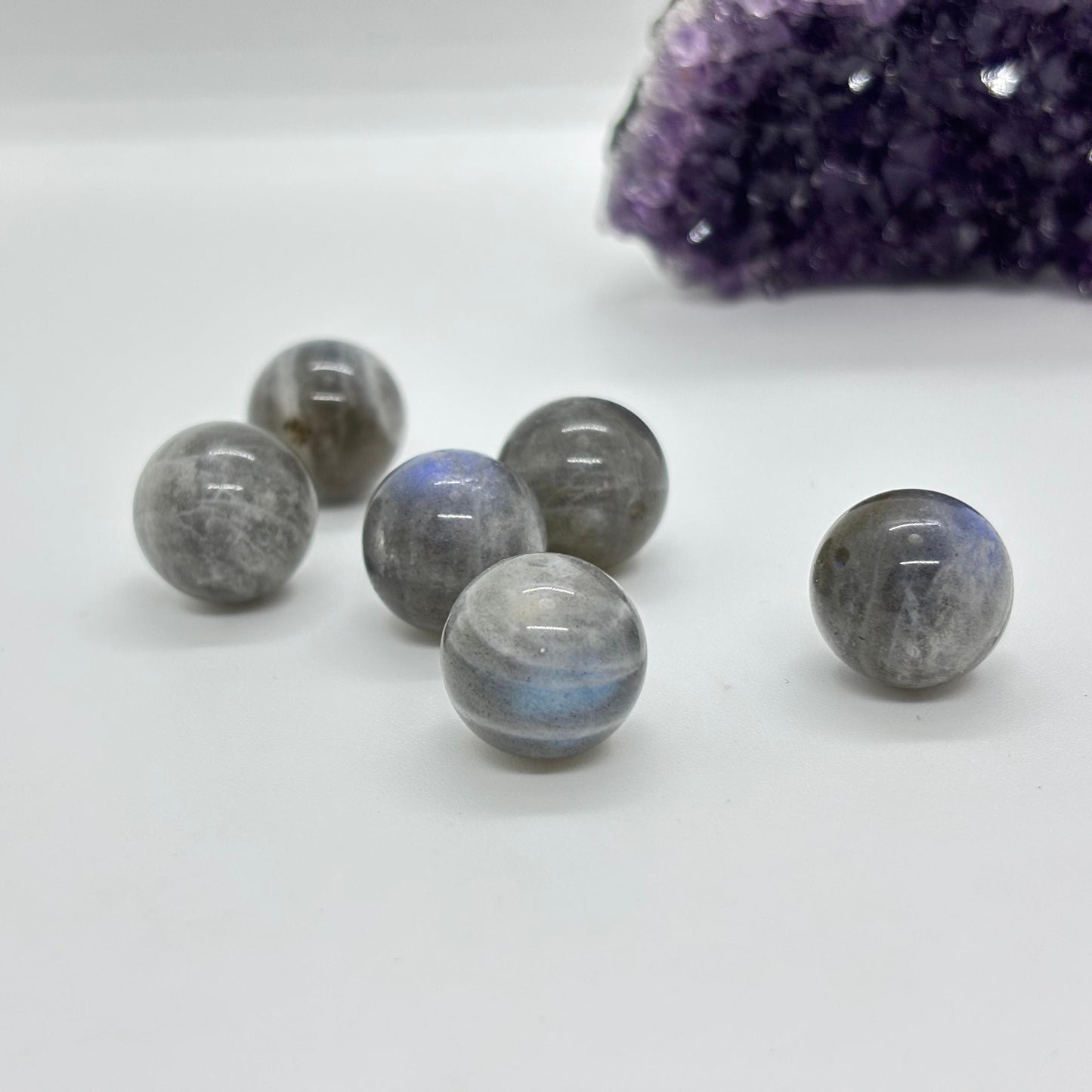 Natural Moonstone Bead diameter 14.5~15.5mm 1 piece