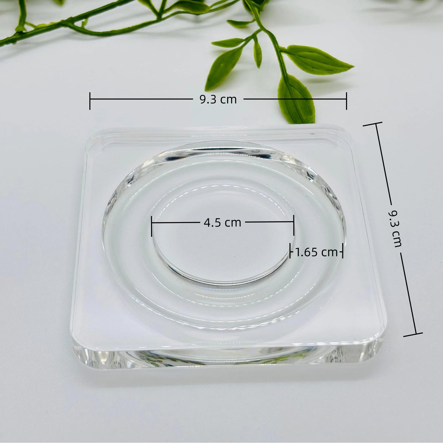 Transparent Acrylic Bracelet Storage and Display Tray