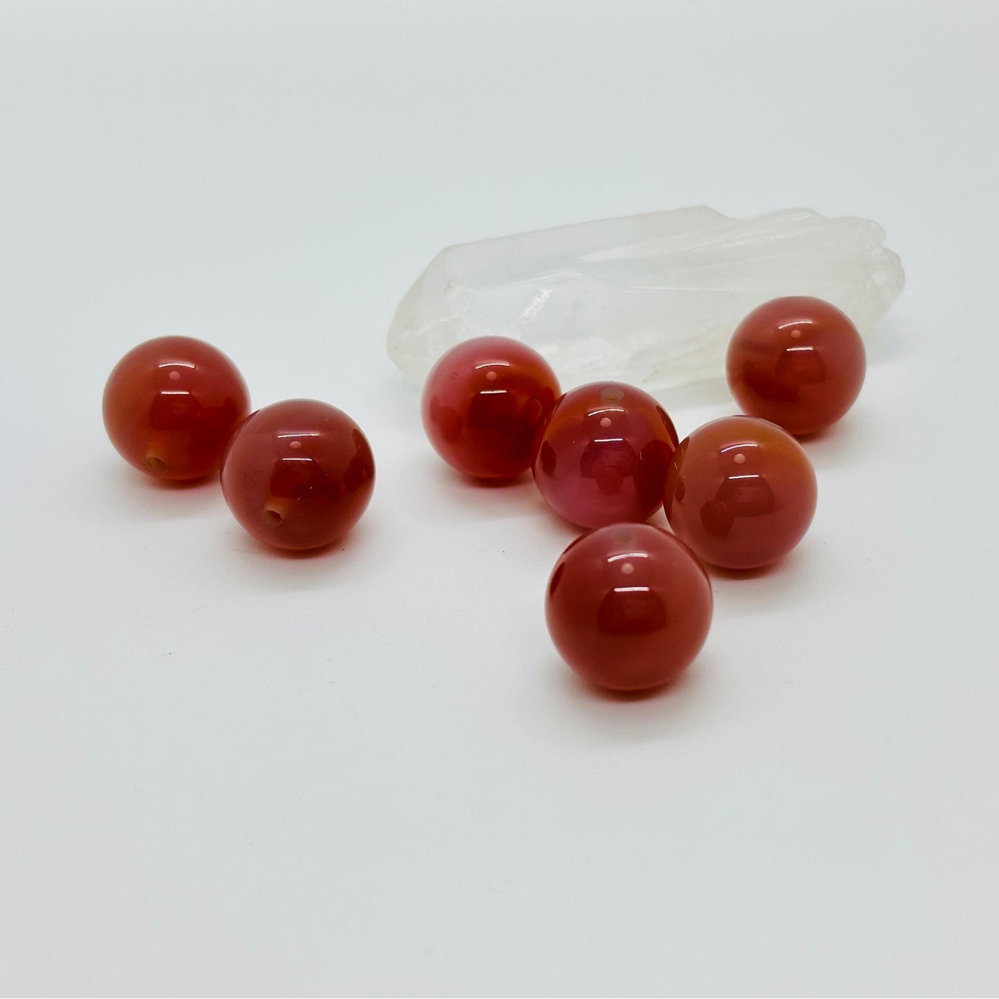 Natural Sunstone Bead diameter 13.5~14.5mm 1 piece