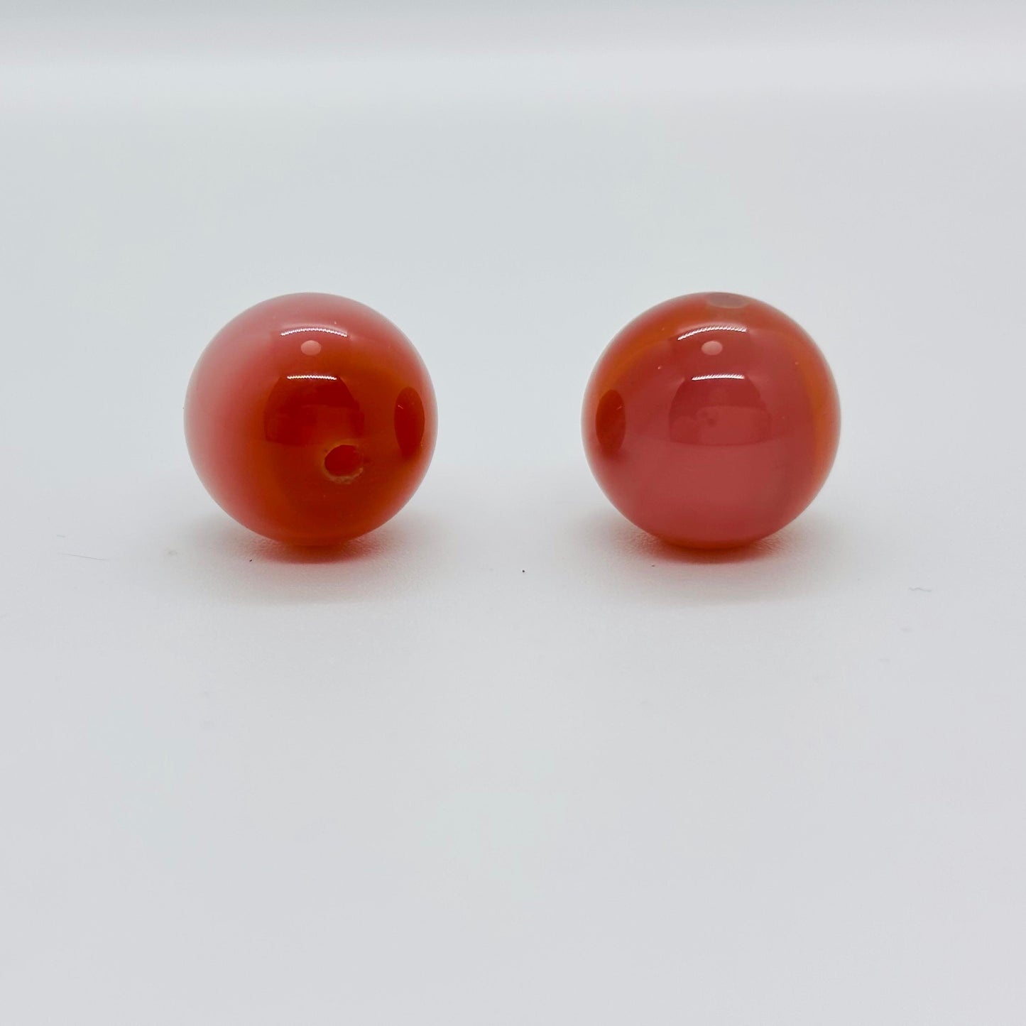 Natural Sunstone Bead diameter 13.5~14.5mm 1 piece