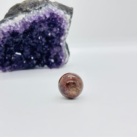 Natural Dumortierite Quartz Bead diameter 14.5~16mm 1 piece