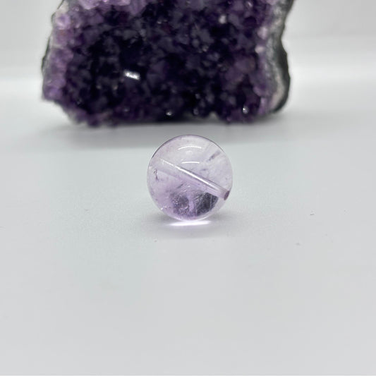 Natural Amethyst Bead diameter 16~17mm 1 piece