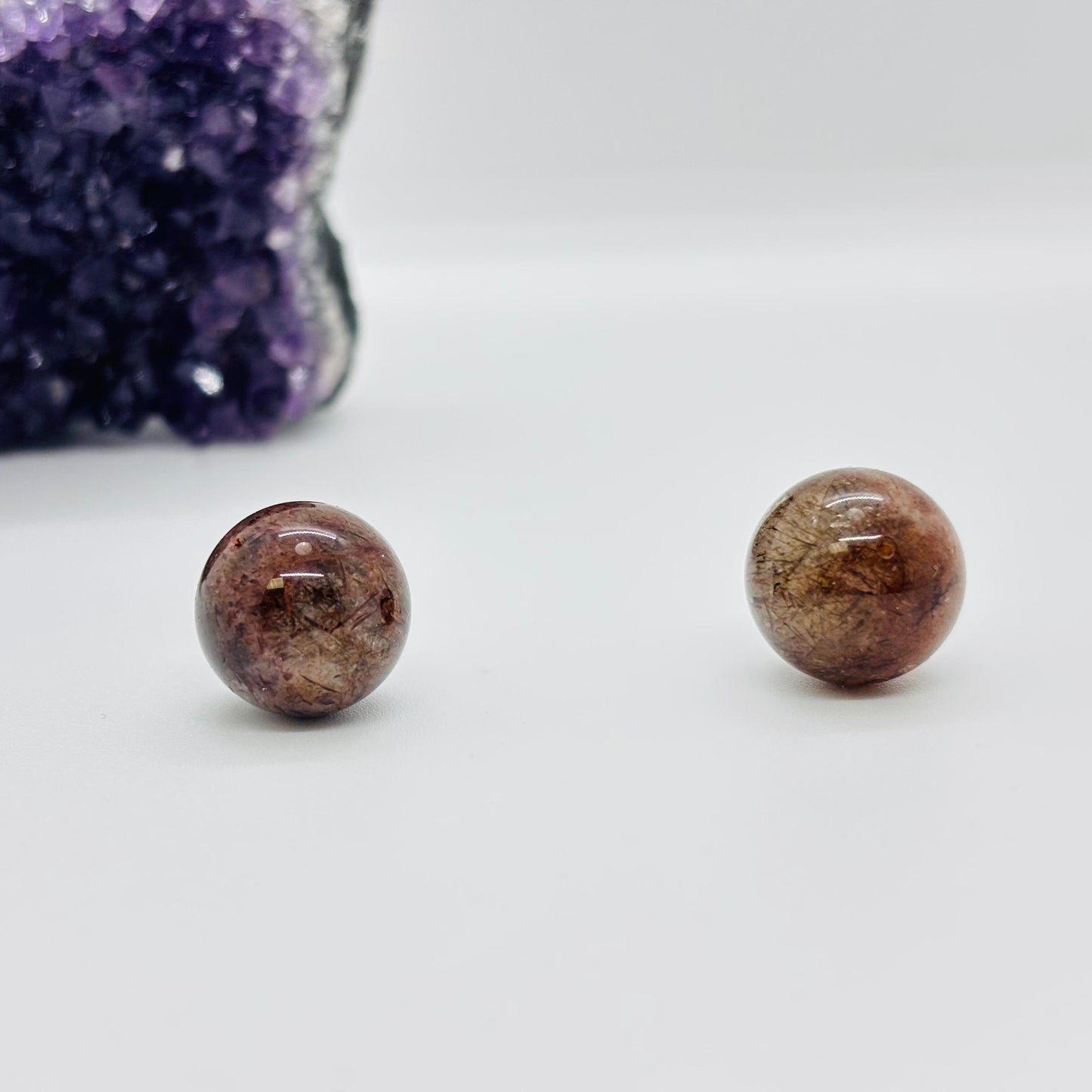 Natural Dumortierite Quartz Bead diameter 14.5~16mm 1 piece