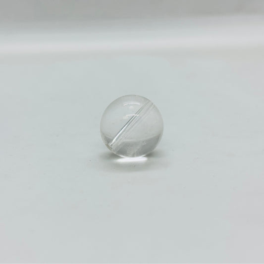 Natural White Crystal  Bead diameter 15~16mm 1 piece