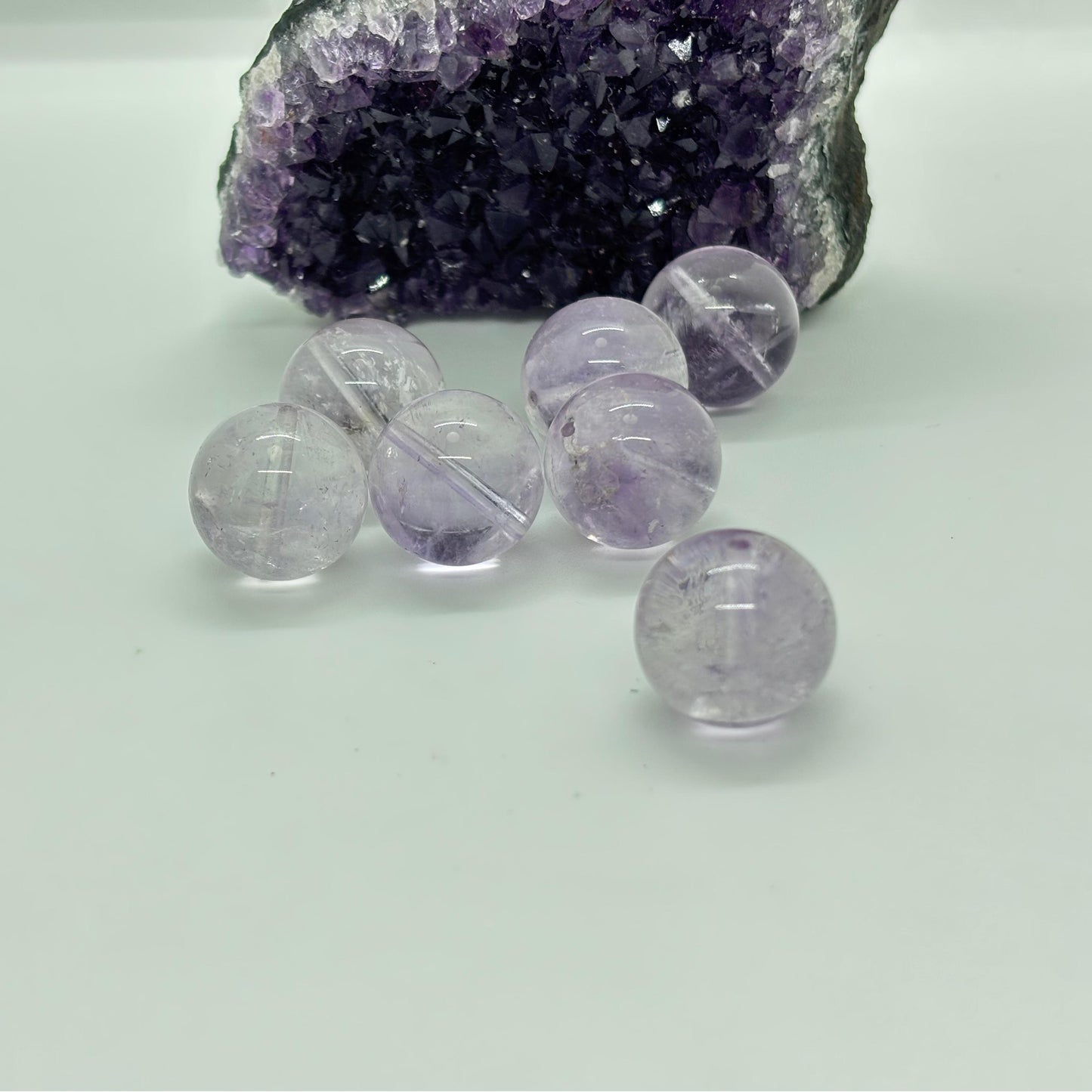 Natural Amethyst Bead diameter 16~17mm 1 piece